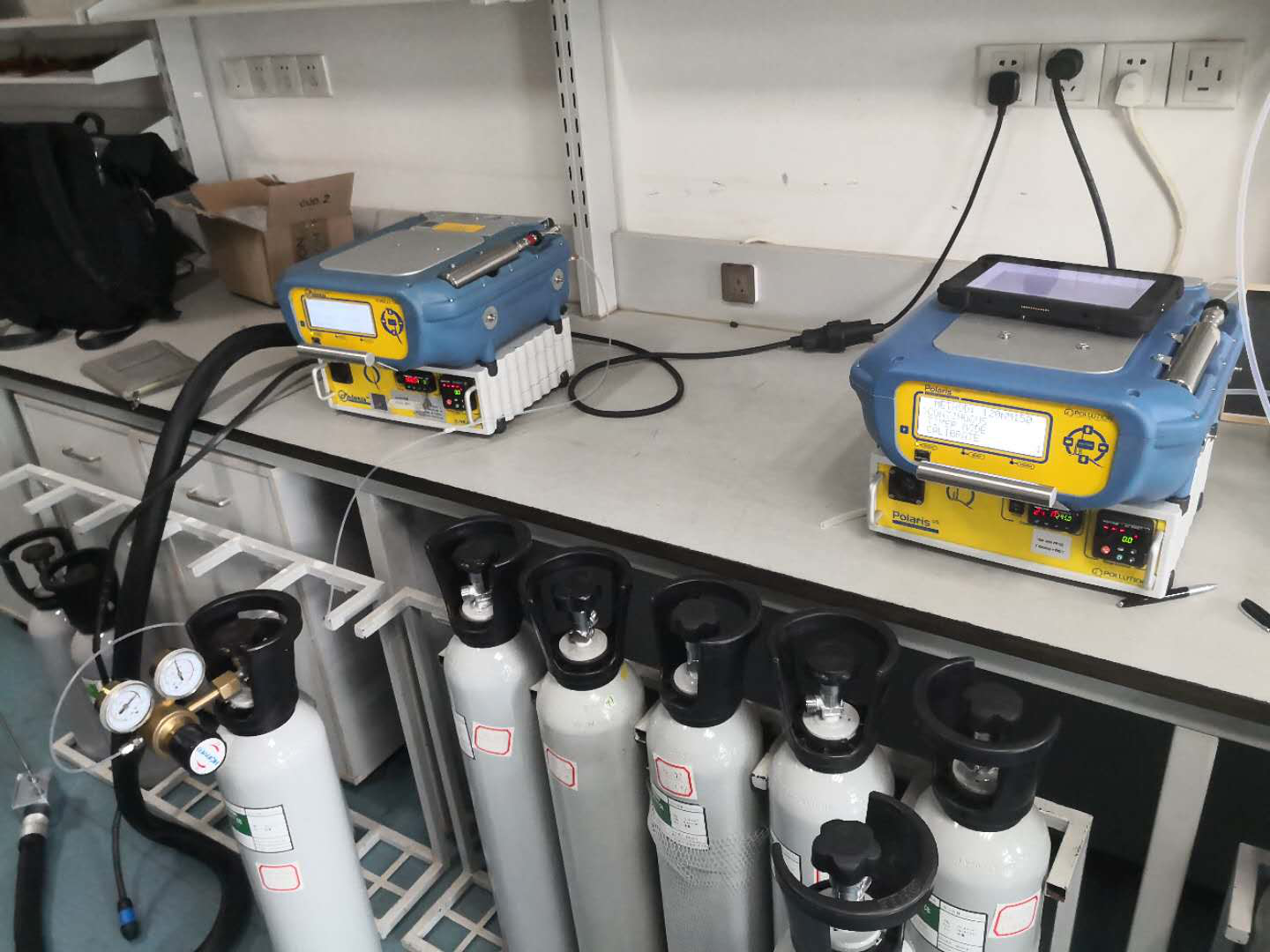 內(nèi)蒙古環(huán)境監(jiān)測(cè)站地標(biāo)現(xiàn)場(chǎng)驗(yàn)證工作