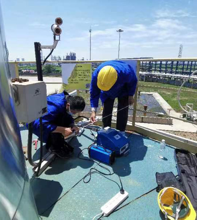 山東潤(rùn)澤石化有限公司現(xiàn)場(chǎng)測(cè)試