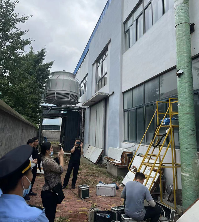 青島力克川液壓機械有限公司現(xiàn)場測試