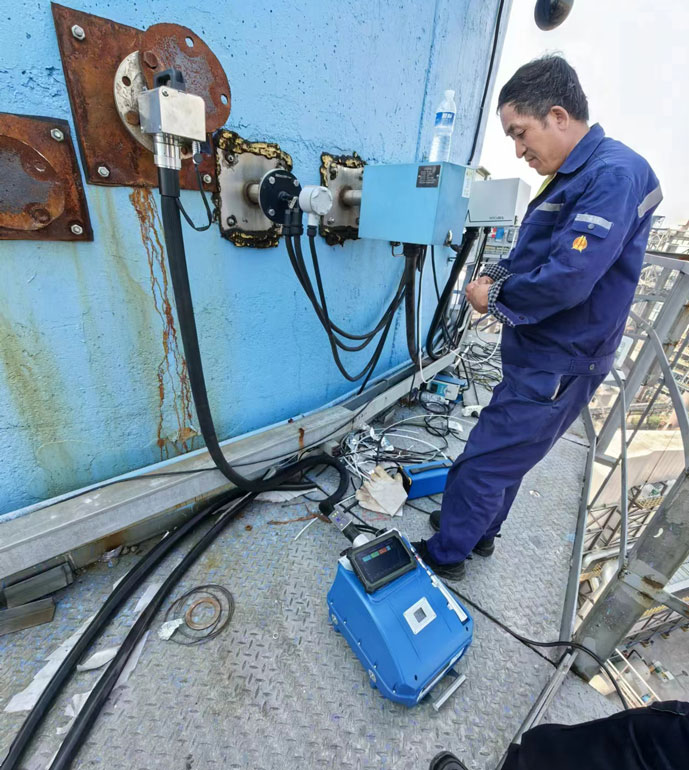 山西某能源科技有限公司非甲烷總烴現(xiàn)場(chǎng)測(cè)試