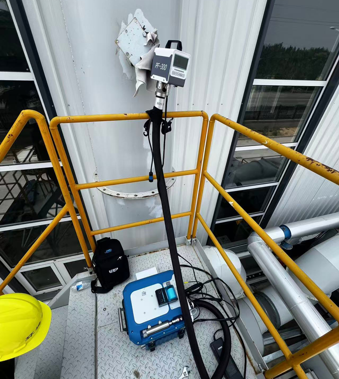 青島某科技公司非甲烷總烴現(xiàn)場(chǎng)測(cè)試