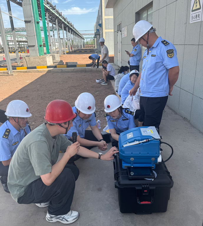 甘肅張掖市PF-300便攜式非甲烷總烴分析儀交貨驗收